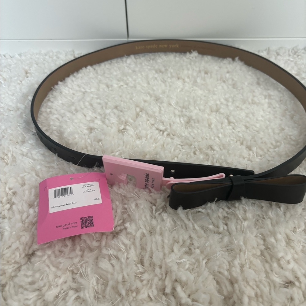 🌸🖤 NWT Kate Spade Bow Belt